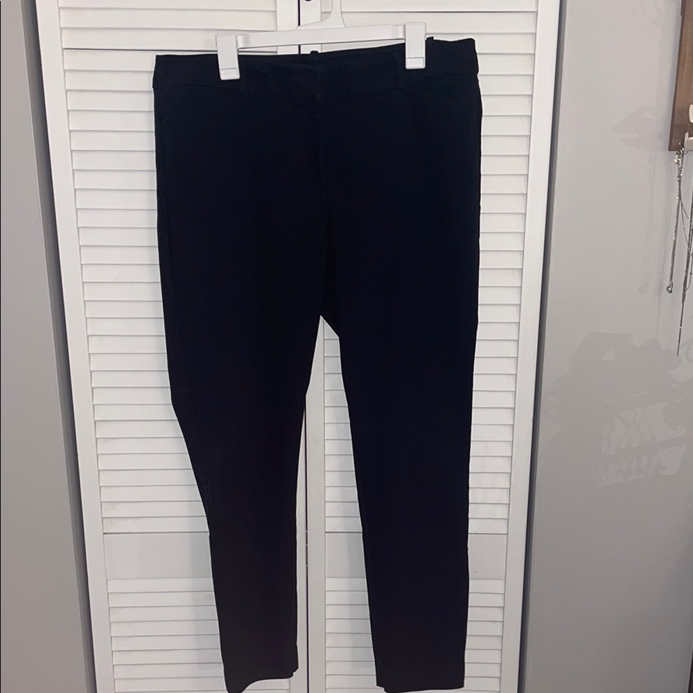 Loft Black Skinny Dress Pants 14 Tall
